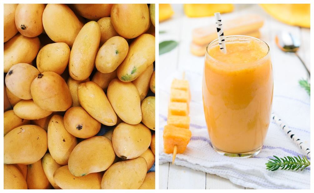 Los nutrietes del mango lo convierten en un súper alimento que previene la osteoporosis. Imagen: Pexels y Unsplash.