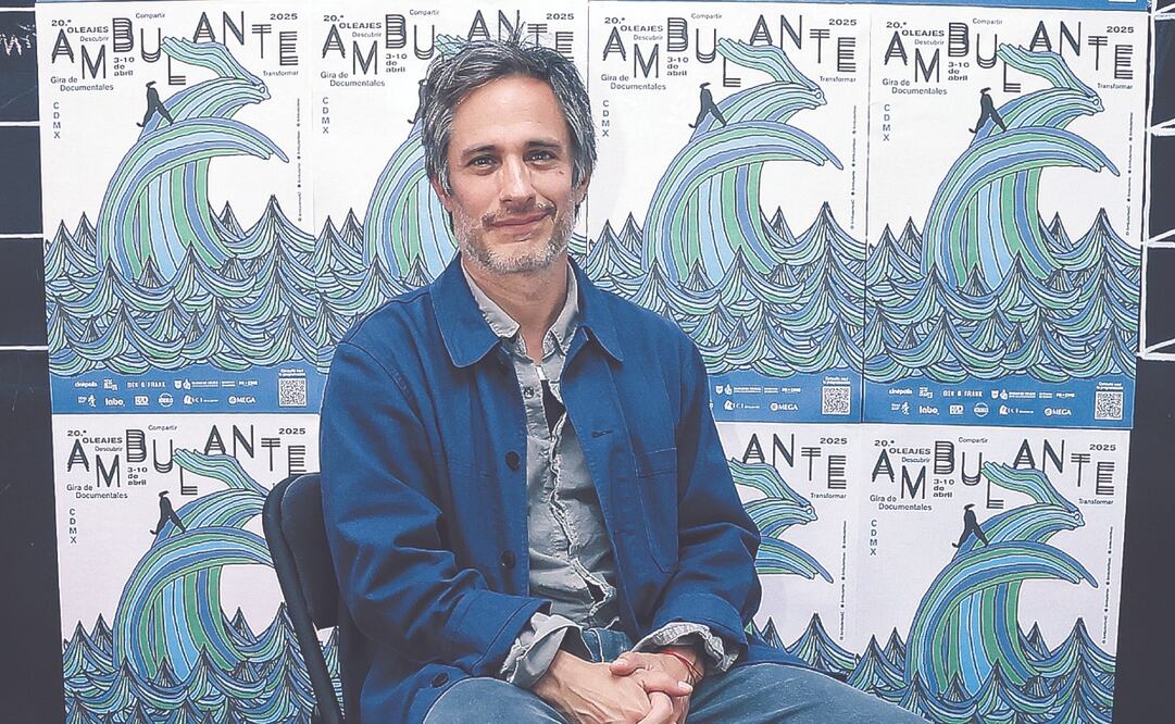 El actor critica la indiferencia ante la crisis de desapariciones y defiende el poder del cine para no callar. Foto: de Fernanda Rojas. El Universal