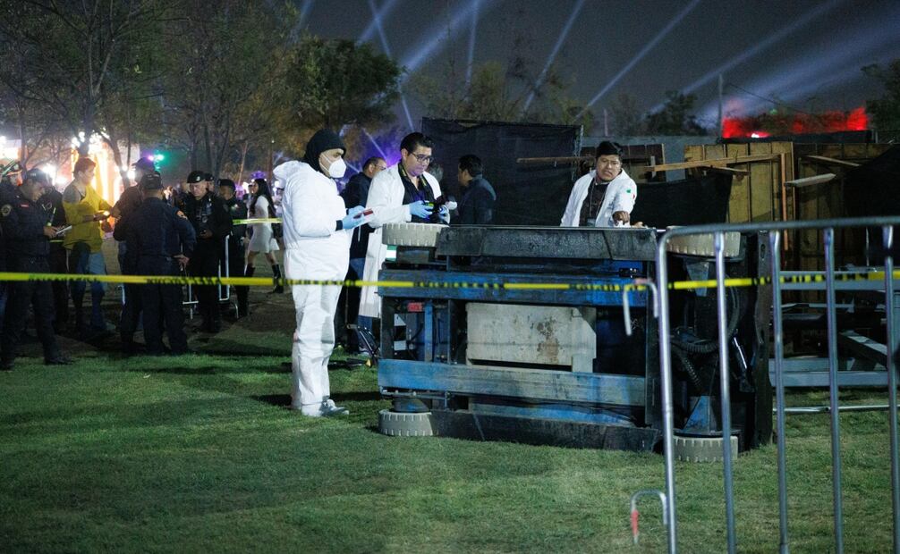 Accidente en el Axe Ceremonia 2025. Foto: Yaretzy M. Osnaya / EL UNIVERSAL