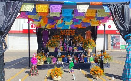 Con cervezas y flor de cempasúchil, decoran cenotafio a Edgar Guzmán, hijo de “El Chapo”