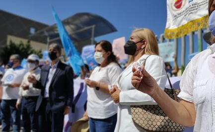 Con oración y cantos protestan contra la despenalización del aborto en Morelos