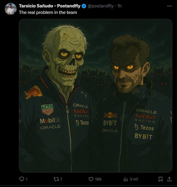 Los MEJORES MEMES de la salida de Liam Lawson de Red Bull