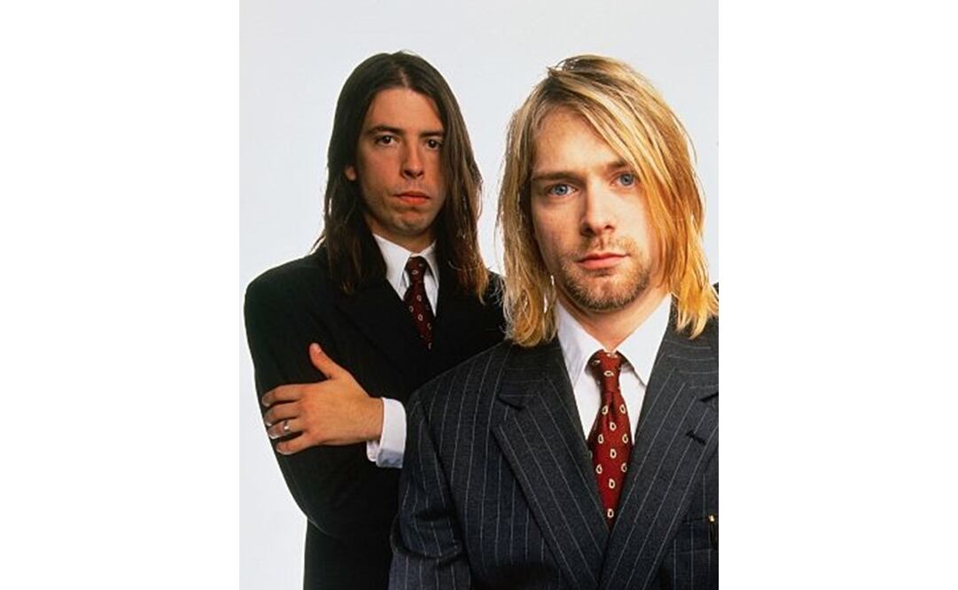 Dave Grohl y Kurt Cobain. Foto: Archivo 