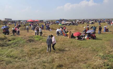Abandonan terrenos del exlago de Texcoco