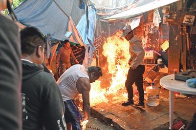 Desalojo en la colonia Juárez deja 12 lesionados