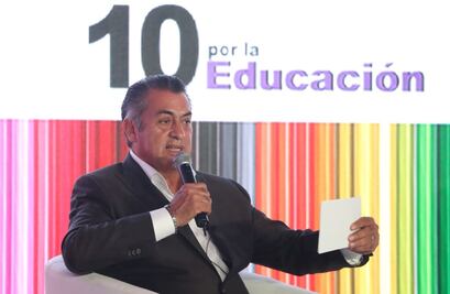 Conmigo no corre riesgo la reforma educativa, dice El Bronco