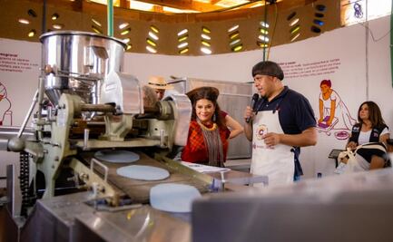 Clara Brugada inaugura “Red Centli", primera tortillería de maíz nativo en Utopía Libertad