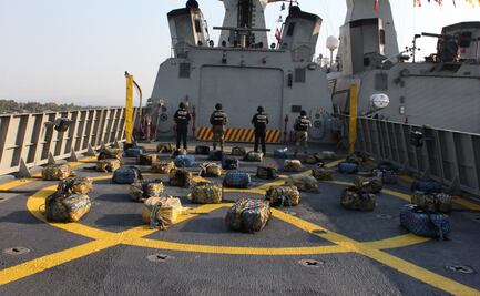 Marina asegura casi 2 mil kilos de cocaína en costas de Lázaro Cárdenas, Michoacán