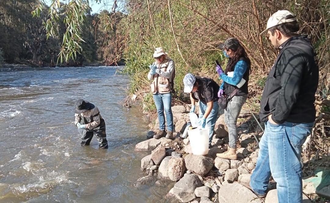 Realizan diversos estudios de las aguas del Río Tula para identificar y eliminar las fuentes de contaminación (11/11/2024). Foto: Especial