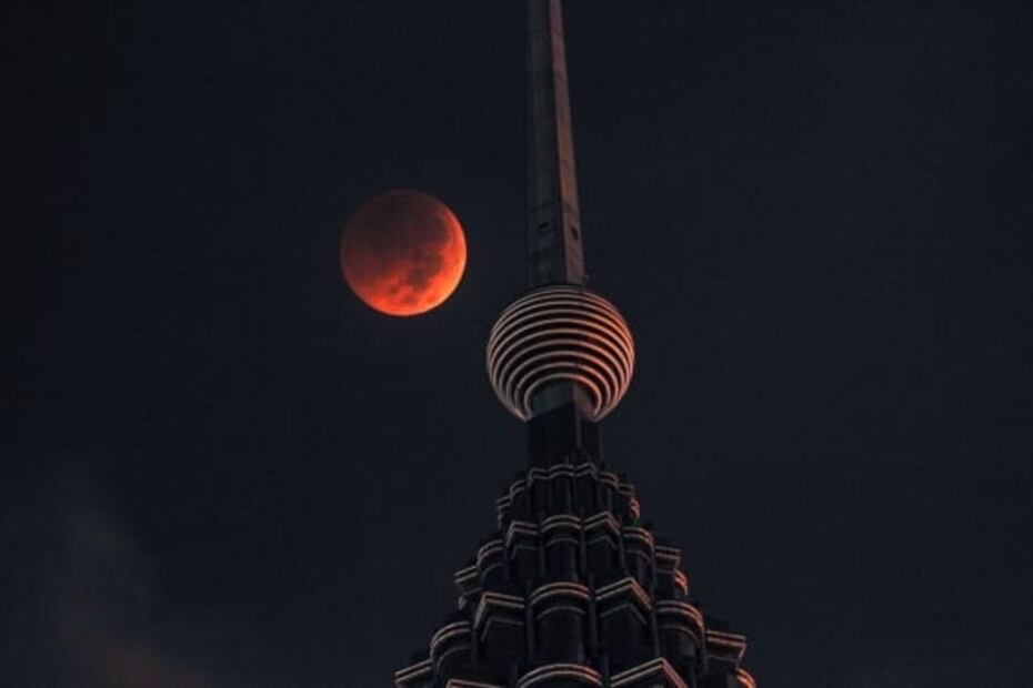 Eclipse. Trifecta de "superluna roja" no ocurría desde hace unos seis años