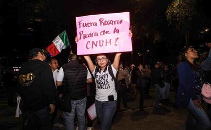 VIDEO “¡Fuera Piedra Ibarra!”: Trabajadores del Poder Judicial protestan en el Senado; la acusan de negligente