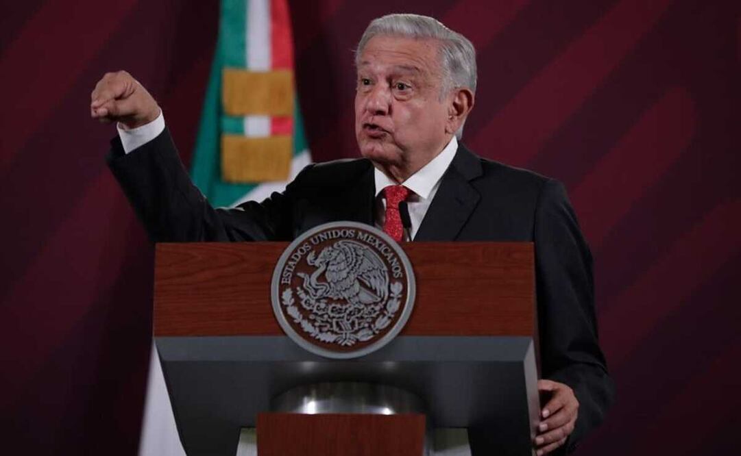 López Obrador indicó que los nuevos libros de textos ya han sido distribuidos en toda la República. Foto: Diego Simón Sánchez / EL UNIVERSAL