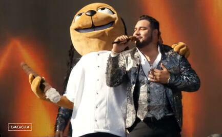 Con botarga de Snoop Dog, Banda MS prende Coachella