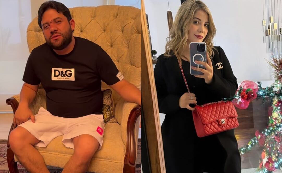 Luis R Conriquez y su expareja Karen Caro. Foto: Instagram oficial de los famosos.