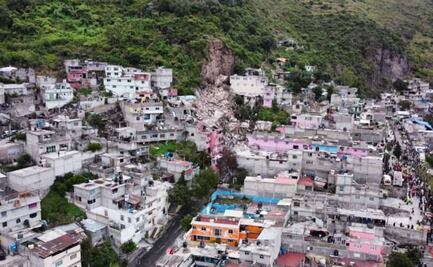 Protección Civil CDMX revisa Cerro del Chiquihuite para conocer riesgo de desgajamientos en la GAM
