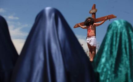 Pasión de Cristo en Oaxaca: habitantes y turistas acuden a la representación del Viacrucis en dos municipios