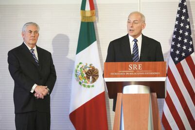 John Kelly visita hoy México; se reunirá con el presidente Peña
