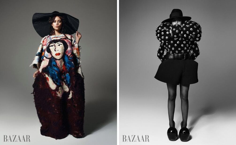 Los sombreros fueron clave en el estilismo. Foto: Especial. Harper's Bazaar (Willy Vanderperre)