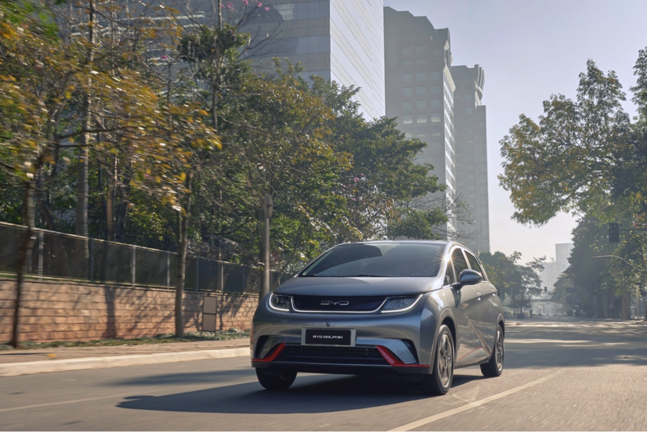 Este es el nuevo auto eléctrico pequeño de BYD.
Fotos: BYD