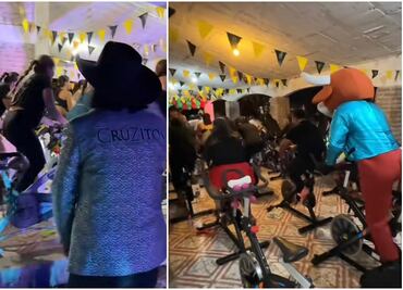 ¡México mágico! Banda ameniza clase de spinning en vivo y se vuelve viral en TikTok