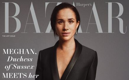 Meghan Markle luce traje Dior en la portada de Harper’s Bazaar