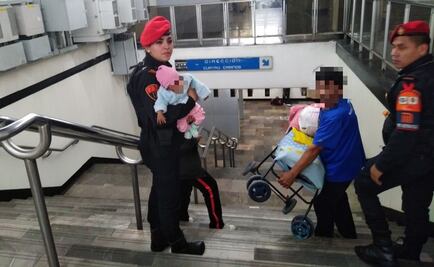 Mujer intenta arrojar a su bebé al Metro de la CDMX