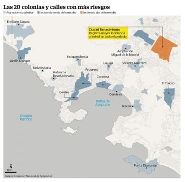 Acapulco, el municipio más violento del país: CNS