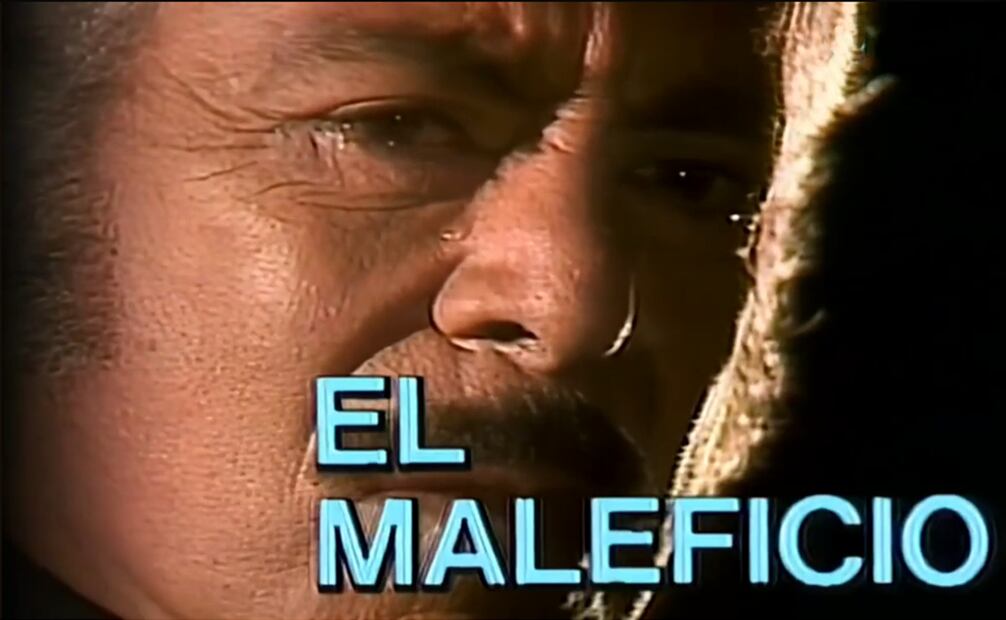 “El Maleficio”, transmitida por el Canal de las Estrellas, marcó la televisión ochentera de México al abordar temas entonces polémicos, como la brujería y el ocultismo. Captura de pantalla.