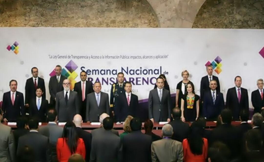 The Mexican President spoke during the inauguration of the National Transparency Week. (Photo: Iván Stephens/EL UNIVERSAL)