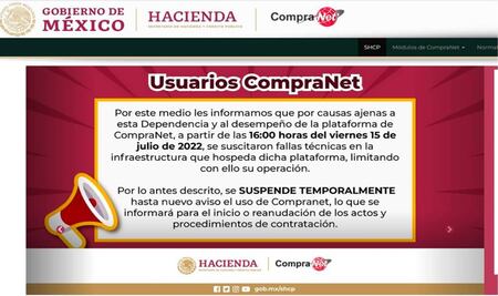 Urge oposición en el Congreso a restablecer Compranet para evitar corrupción