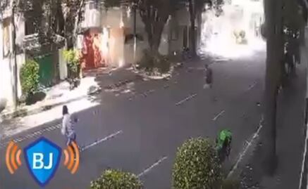 Captan momento de la explosión por acumulación de gas en edificio de Benito Juárez