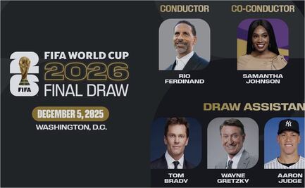 Tom Brady, Shaquille O’Neal y Wayne Gretzky se unen al sorteo del Mundial 2026 en Washington