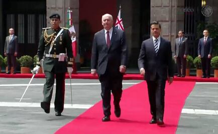 EPN recibe al gobernador de Australia, Peter Cosgrove