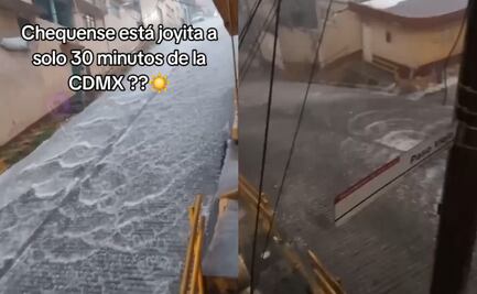 Bajada del Diablo en CDMX parece cascada; lluvias intensas dejan impactante escena que se viraliza