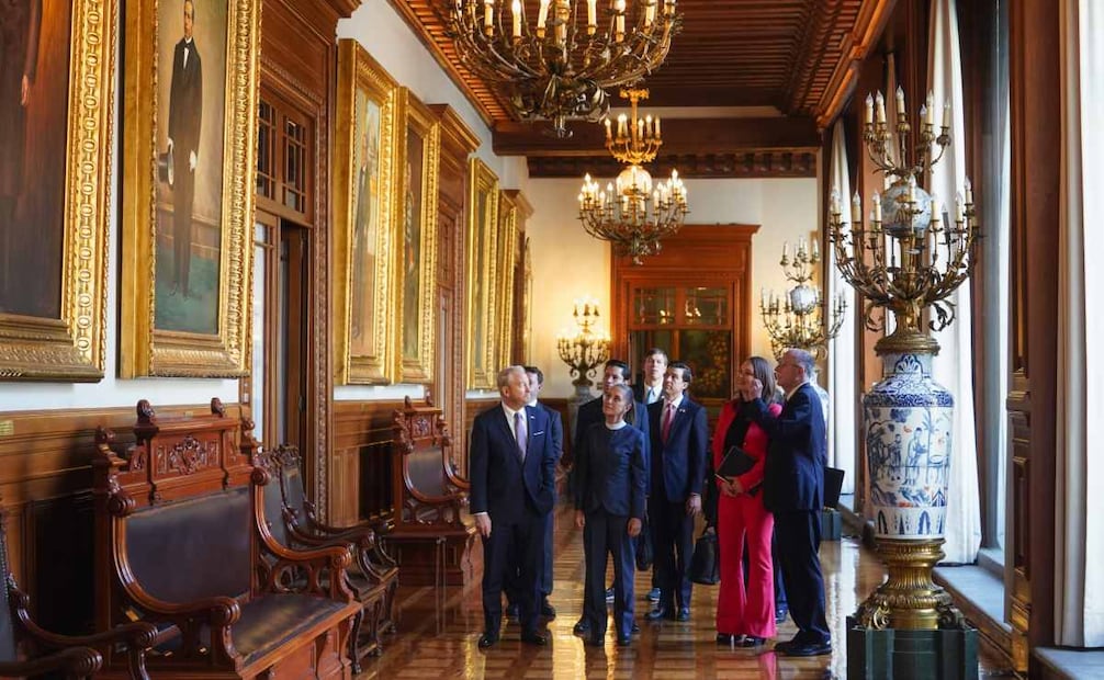 Reunión de la presidenta Claudia Sheinbaum Pardo con la secretaria de Agricultura de Estados Unidos, Brooke Rollins en Palacio Nacional. Foto: Especial