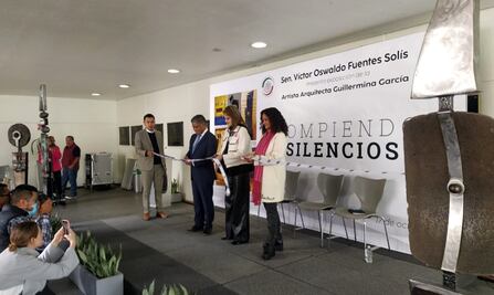 Inaugura Susana Harp exposición “Rompiendo Silencios” de la artista Guillermina García