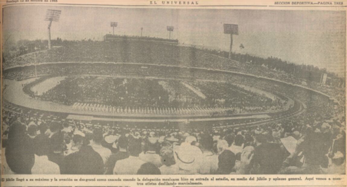 Así iniciaron y concluyeron los Juegos Olímpicos de México 68
