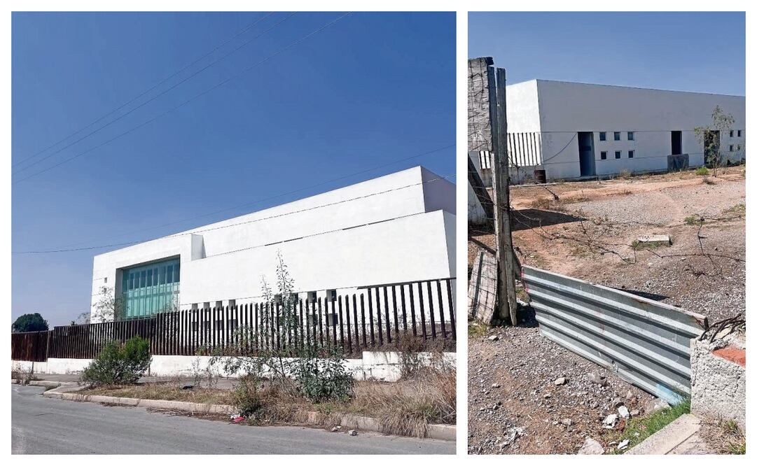 El hospital de San Juan Zitlaltepec, en Zumpango, reporta un avance de 45%. Este proyecto ha sido polémico, pues de acuerdo con vecinos, las tierras en donde se construye eran ejidales y no hay certeza de la compraventa Foto: Arturo Contreras