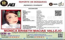 Investigan feminicidio de Mónica Briseth en Nuevo León; detienen a un hombre tras localizar su cuerpo en Apodaca
