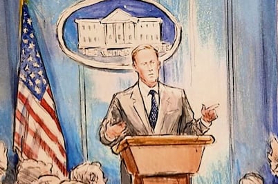 A falta de foto, CNN recurre a dibujante