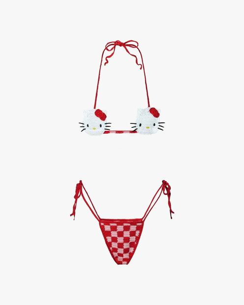 Traje de baño de Hello Kitty de GCDS / Foto: Especial