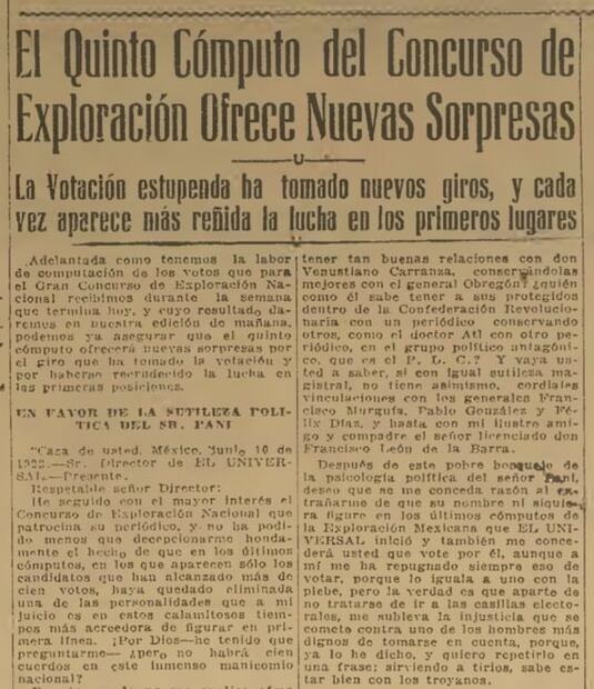 Por supuesto no se trataba de elecciones, pero en una época en que no había formularios de internet, conocer estadísticas nacionales tan pronto era una novedad. Hemeroteca EL UNIVERSAL.