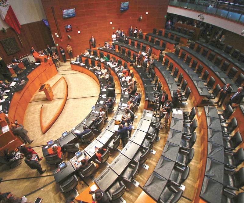 El próximo presidente de la Mesa Directiva del Senado será elegido de entre cuatro candidatos morenistas. Foto: ARCHIVO EL UNIVERSAL