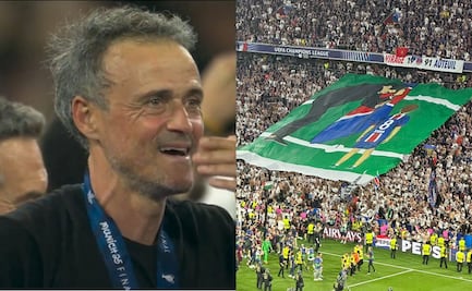 VIDEO: Afición del PSG dedica emotivo tifo a Xana, la hija fallecida de Luis Enrique