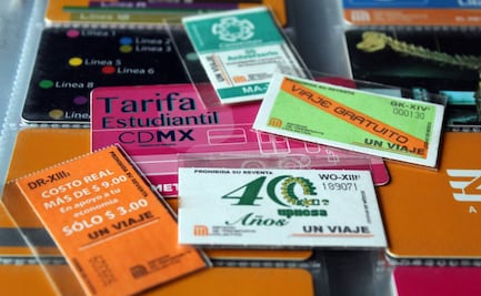 De diferentes colores pero del mismo tamaño, así ha sido el boleto del Metro
