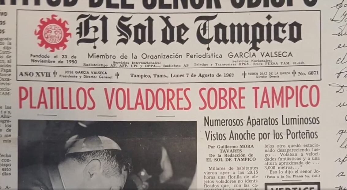 Uno de los estados del país con mayores reportes de OVNI es Tampico, especialmente en la ciudad de Tamaulipas. La constante aparición de objetos volando sobre las costas de esta ciudad ha creado diferentes teorías como la que se asegura que hay una base alienígena que protege al puerto de huracanes. Foto: Hemeroteca El Sol de Tampico/ Especial.