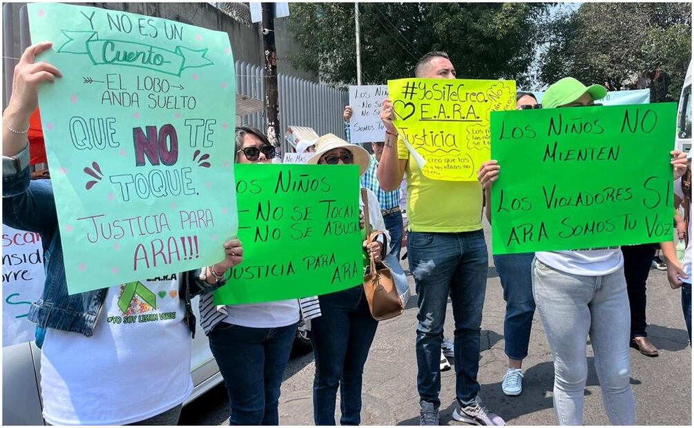 Manifestantes exigen prisión preventiva al presunto culpable de violación. Foto: Especial