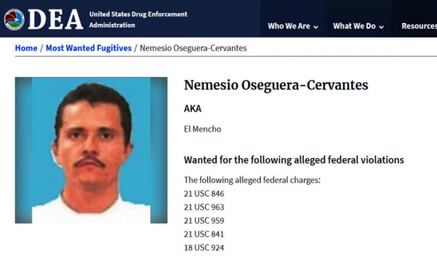 "El Mencho", cabeza del CJNG; el actual narco más importante de México, ahora en la mira de EU por terrorismo