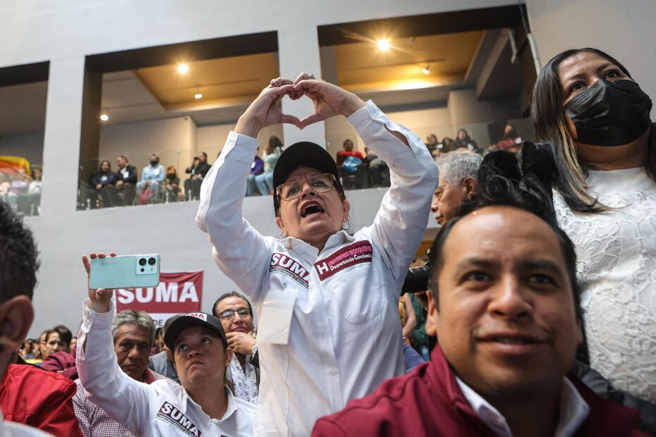 Reunión Nacional de SUMA. Participan Paola Félix, Omar García Harfuch y Ernestina Godoy entre otros. 10 de febrero 2024. Fotografías de Gabriel Pano EL UNIVERSAL