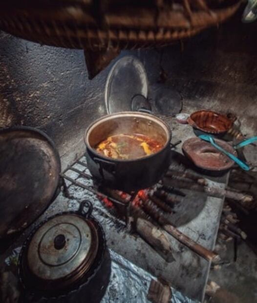 Mole de olla para quitar el frío